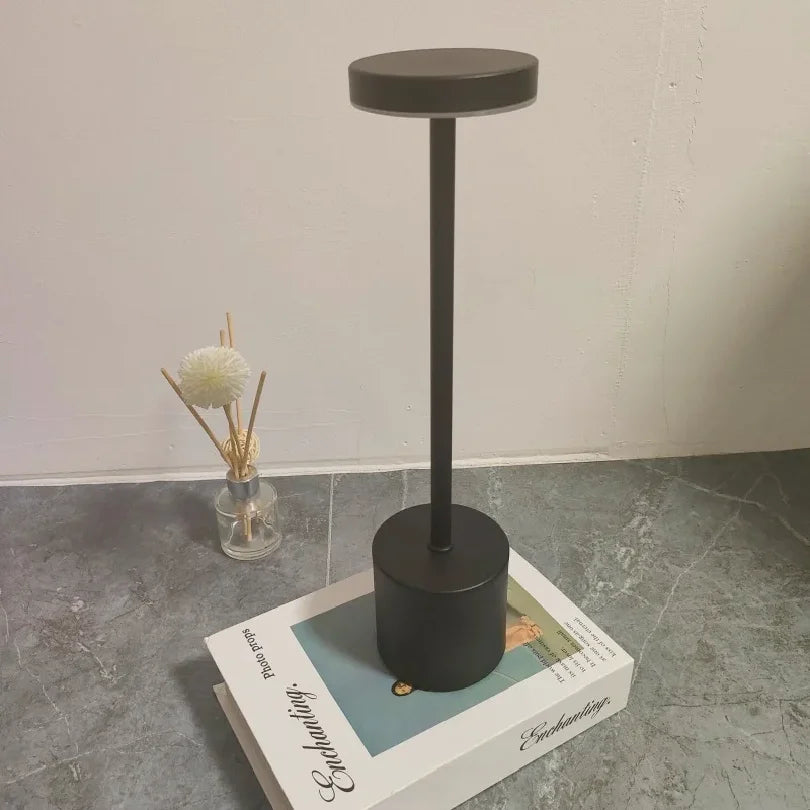 Cordless Rechargeable LED Table Lamp – Gold Touch Bar Lamp