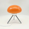 Glass Globe Table Lamp – Metal Tripod Ambient Lighting