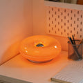 Modern Donut Glass Table Lamp – Warm LED Ambient Light